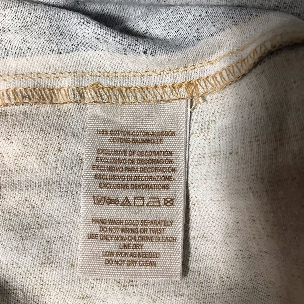 Free People Marjorie Wide-Leg Pants High Waist Tan/Black Striped Women’s size M - Picture 14 of 15